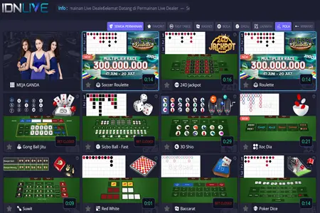 Inilah 4 Jenis Permainan Idn Casino Online Yang Disukai Banyaknya Pemain Saat ini